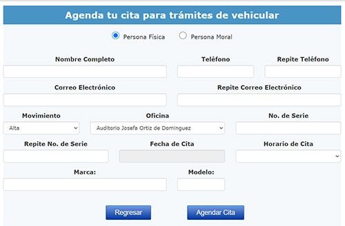 Agendar cita para licencia de conducir en Querétaro