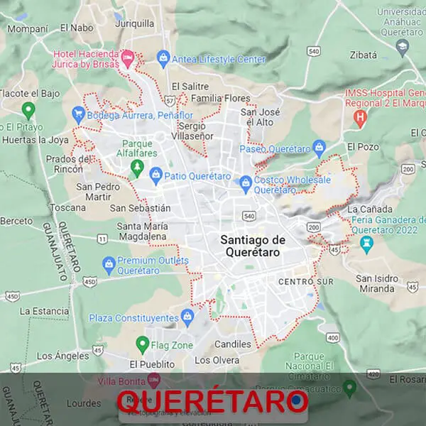 Querétaro Google Maps