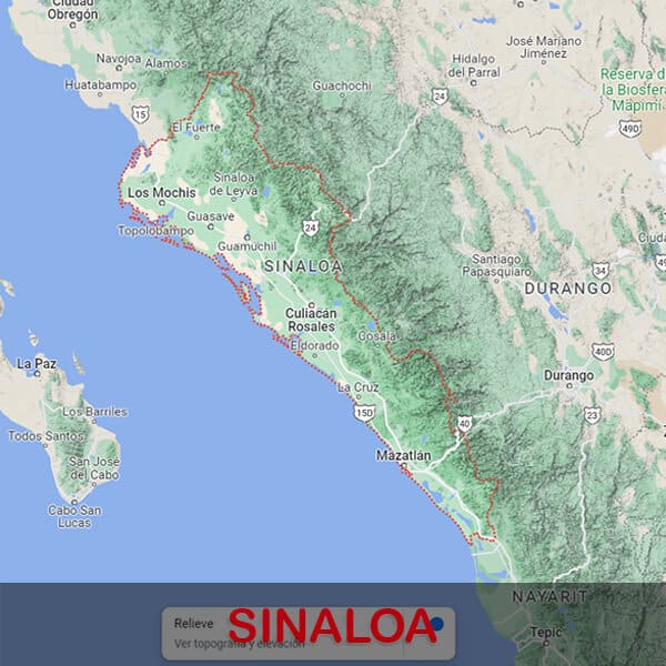 Sinaloa Google Maps